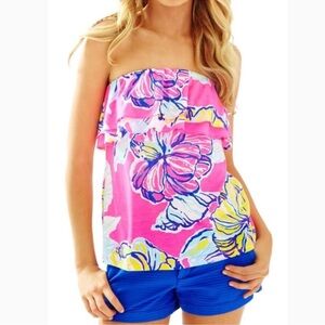 Lilly Pulitzer Rilo tube in Kir Royal swept by the tides